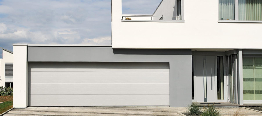 Garagedeur Hörmann LPU42 L-silkgrain