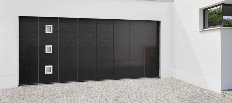 Zijwaartse garagedeur Hörmann HST planar Matt deluxe
